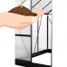 Ogrow Aluminium Lean-To Greenhouse 25 Sq. Ft. With Sliding Door And Roof Vent, 6' x 4' x 7'   563016357